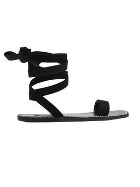 Steve Madden Roza Ankle Tie Flat Sandals Size 10 NWT